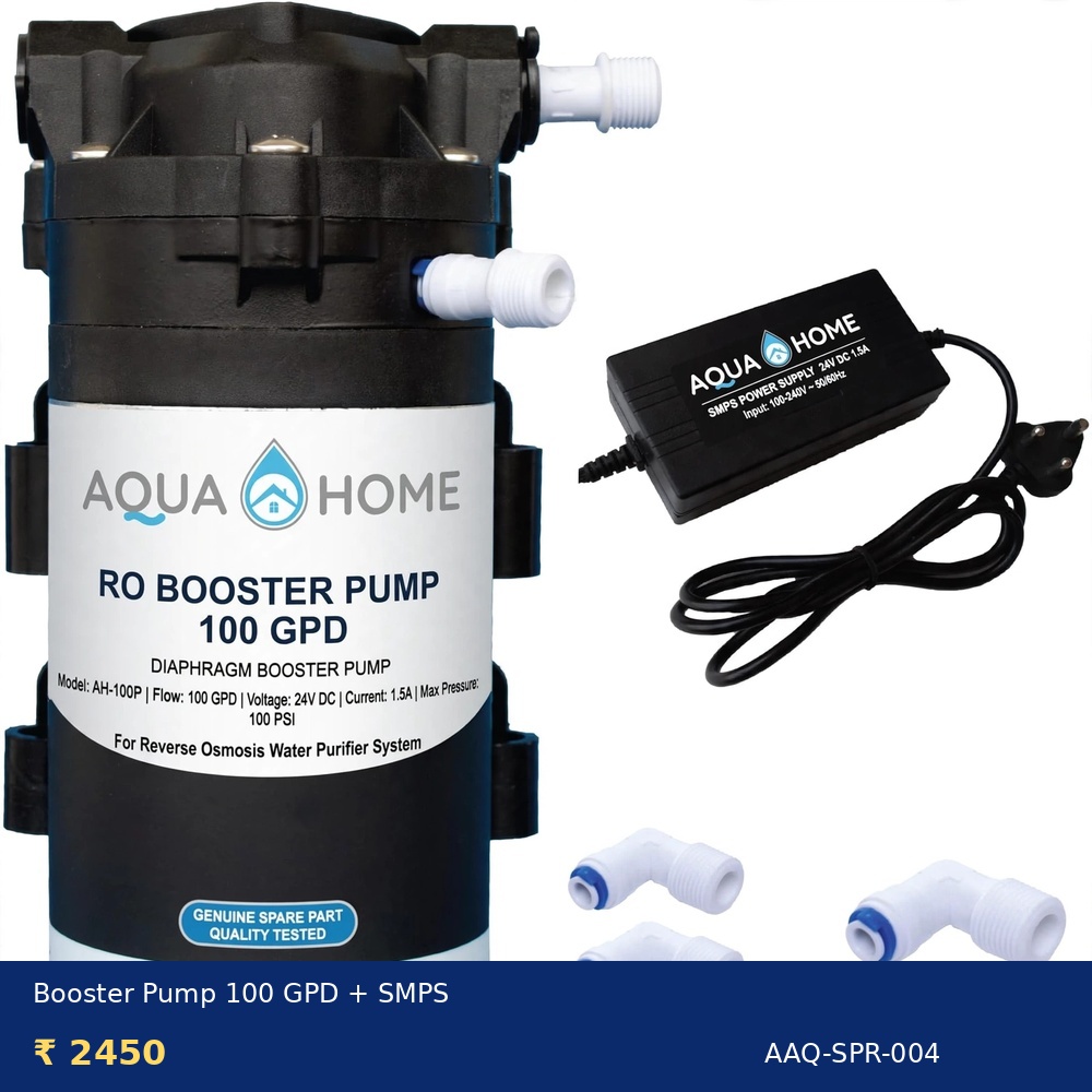 Booster Pump 100 GPD + SMPS
