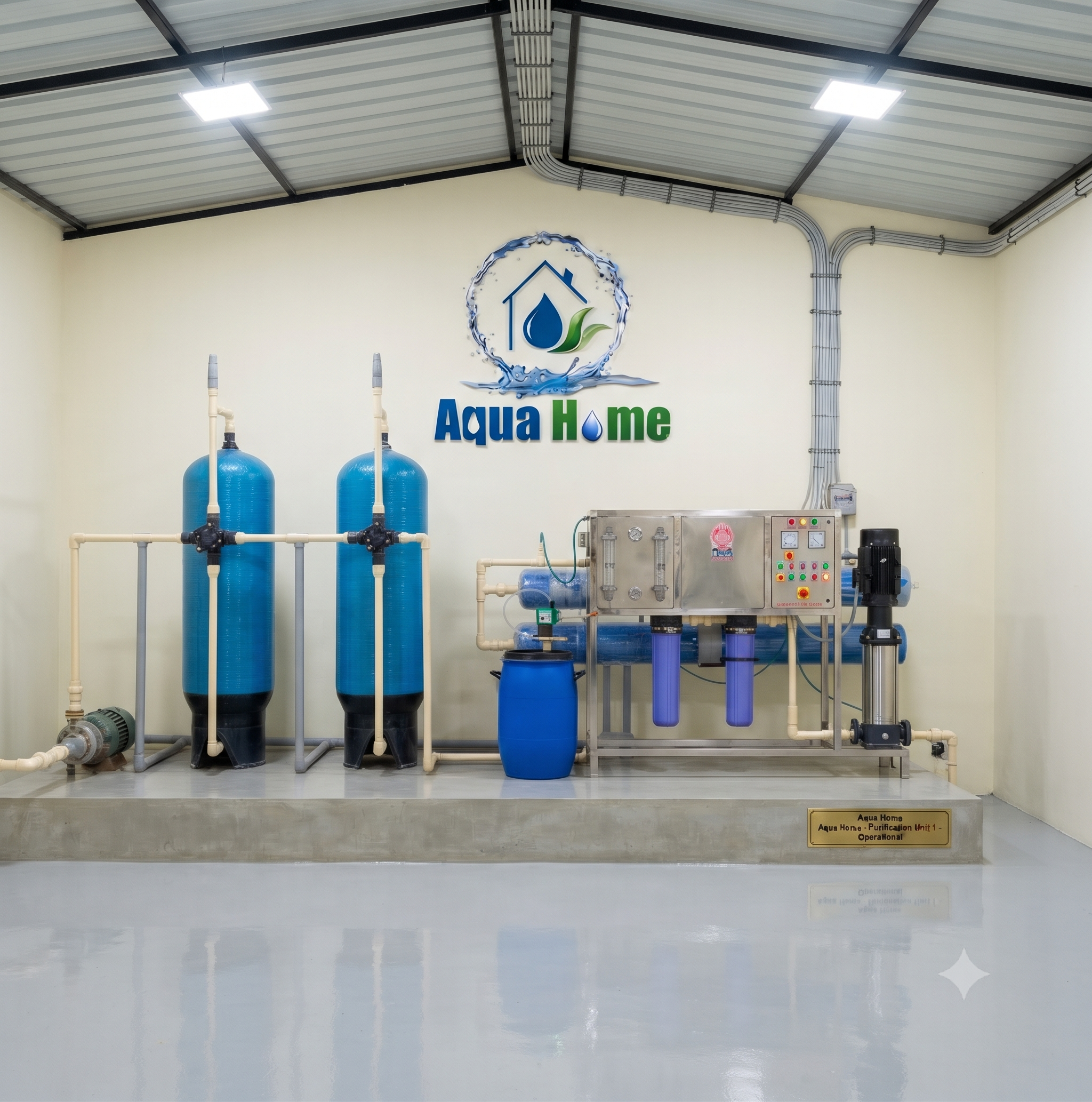 AH 4000 LPH RO PLANT ( MANUAL / SEMI AUTO / CUSTOMISED)